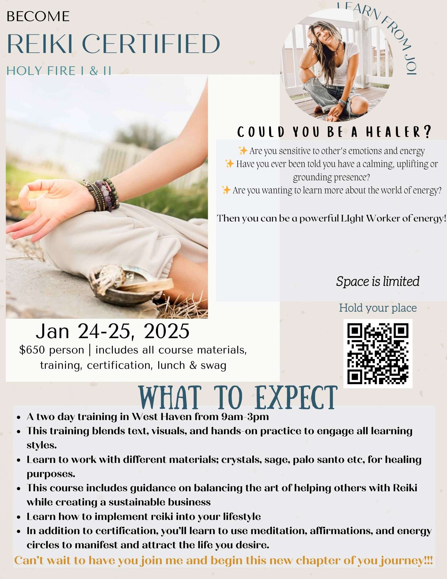 Reiki certification course
utah